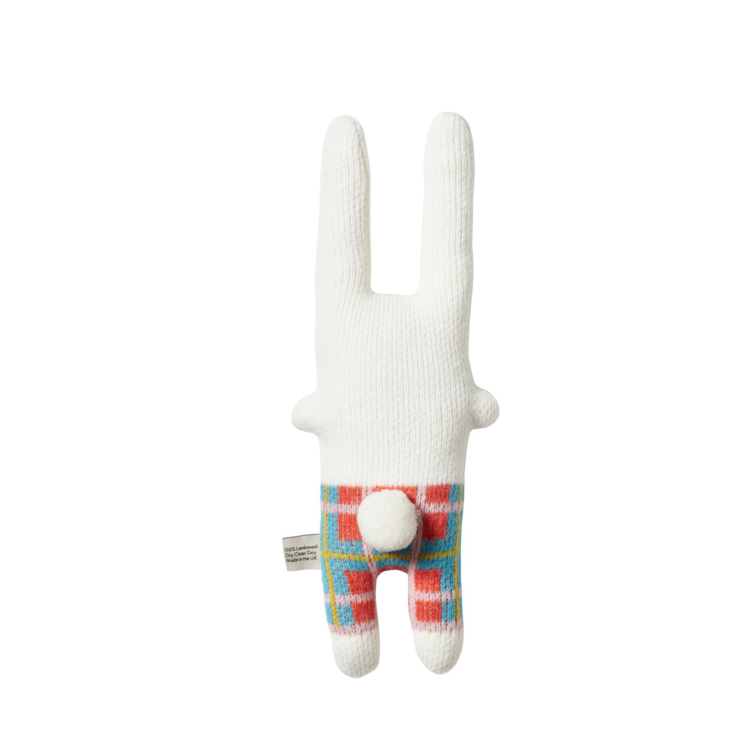 white pink teal poppy white lambswool wool rabbit bunny rabbie