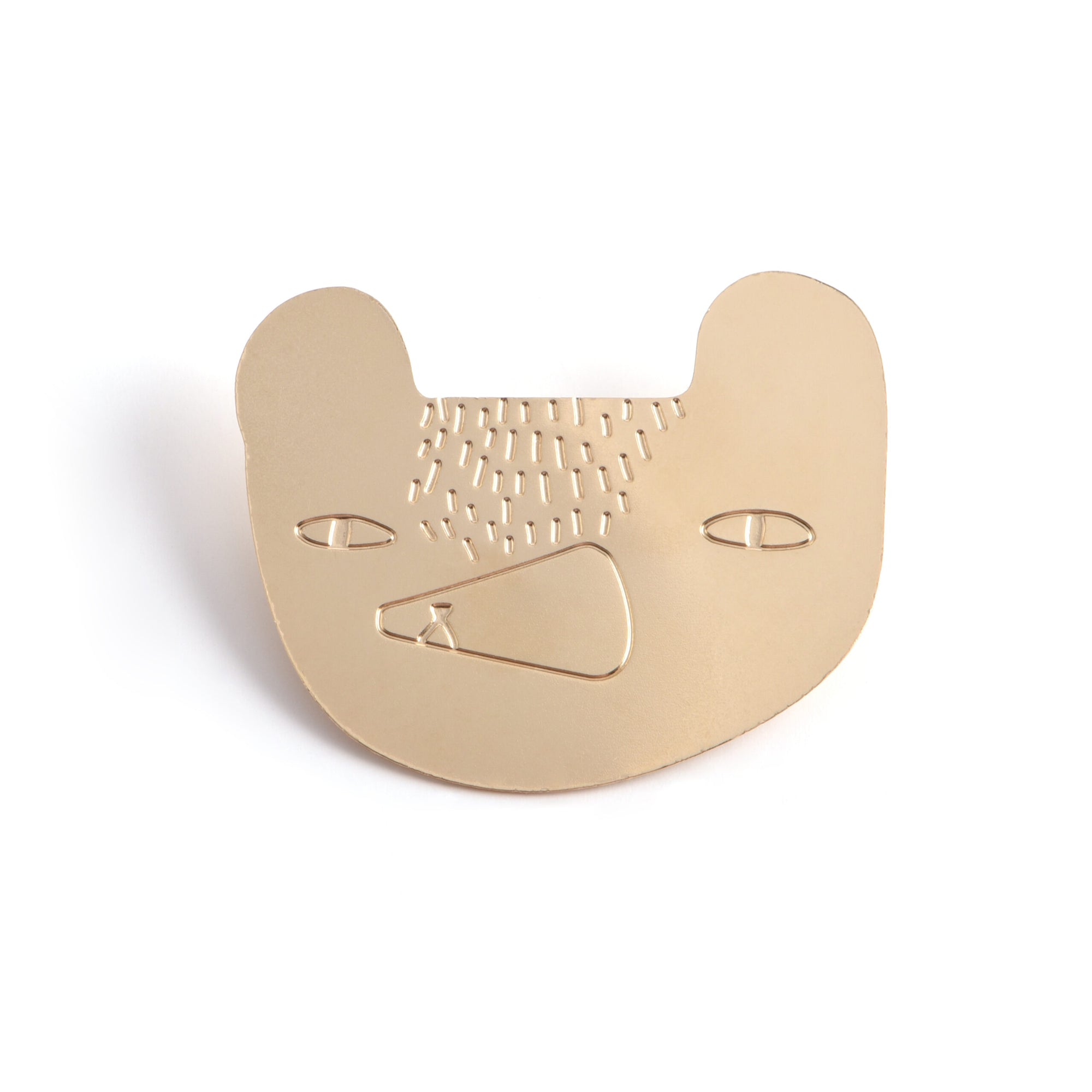 Brass Bear Brooch - Titlee x Donna Wilson