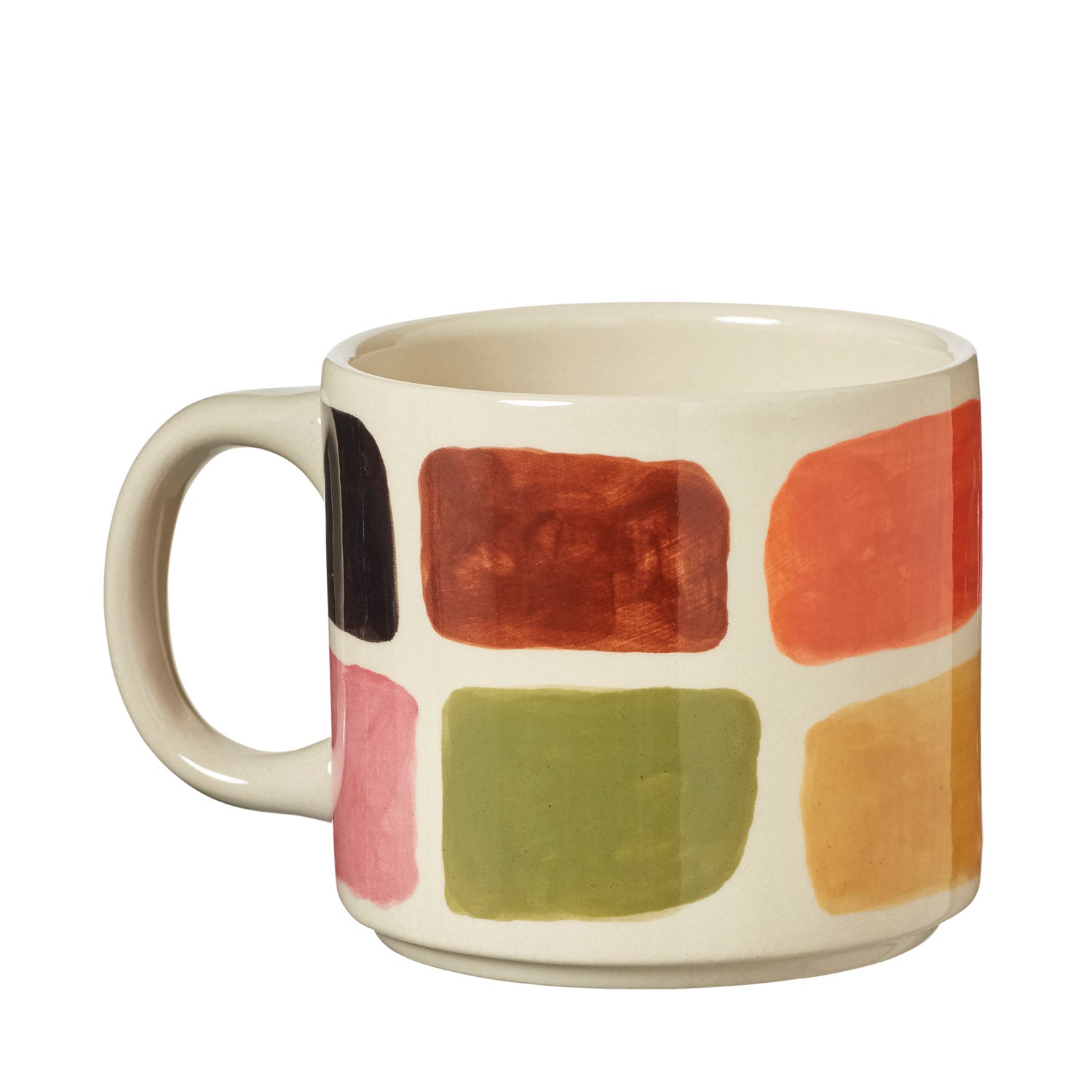 Multicolour Stoneware Mottle Mug