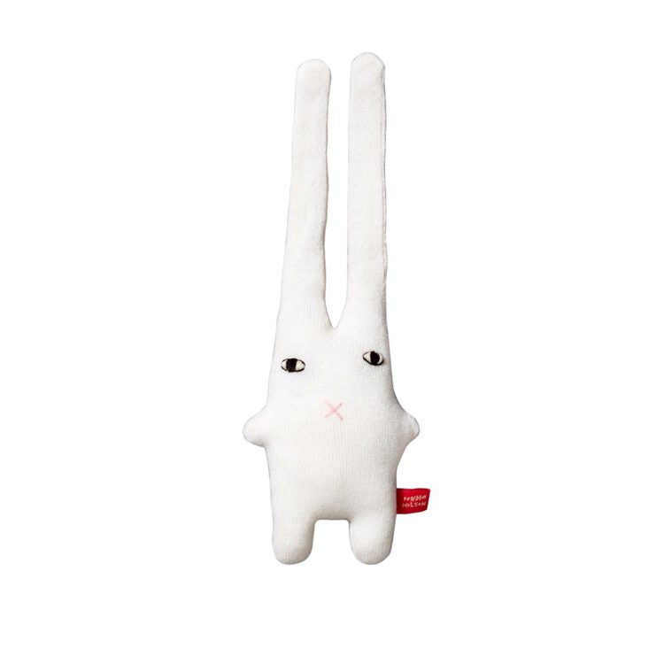 white pink cashmere rabbit bunny