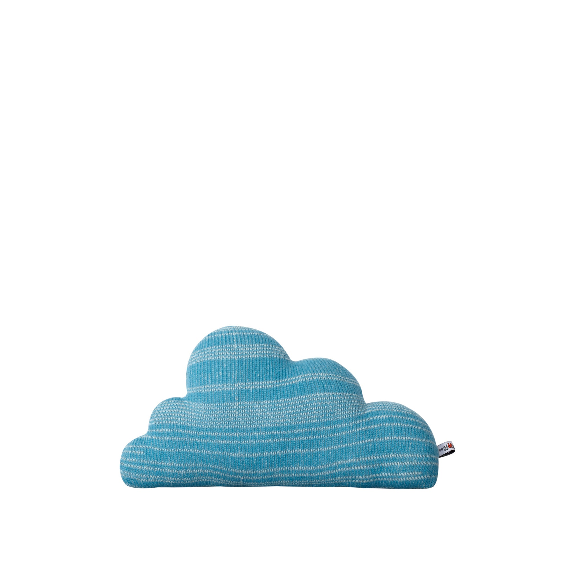 Blue Lambswool Cloud Small Shaped Cushion