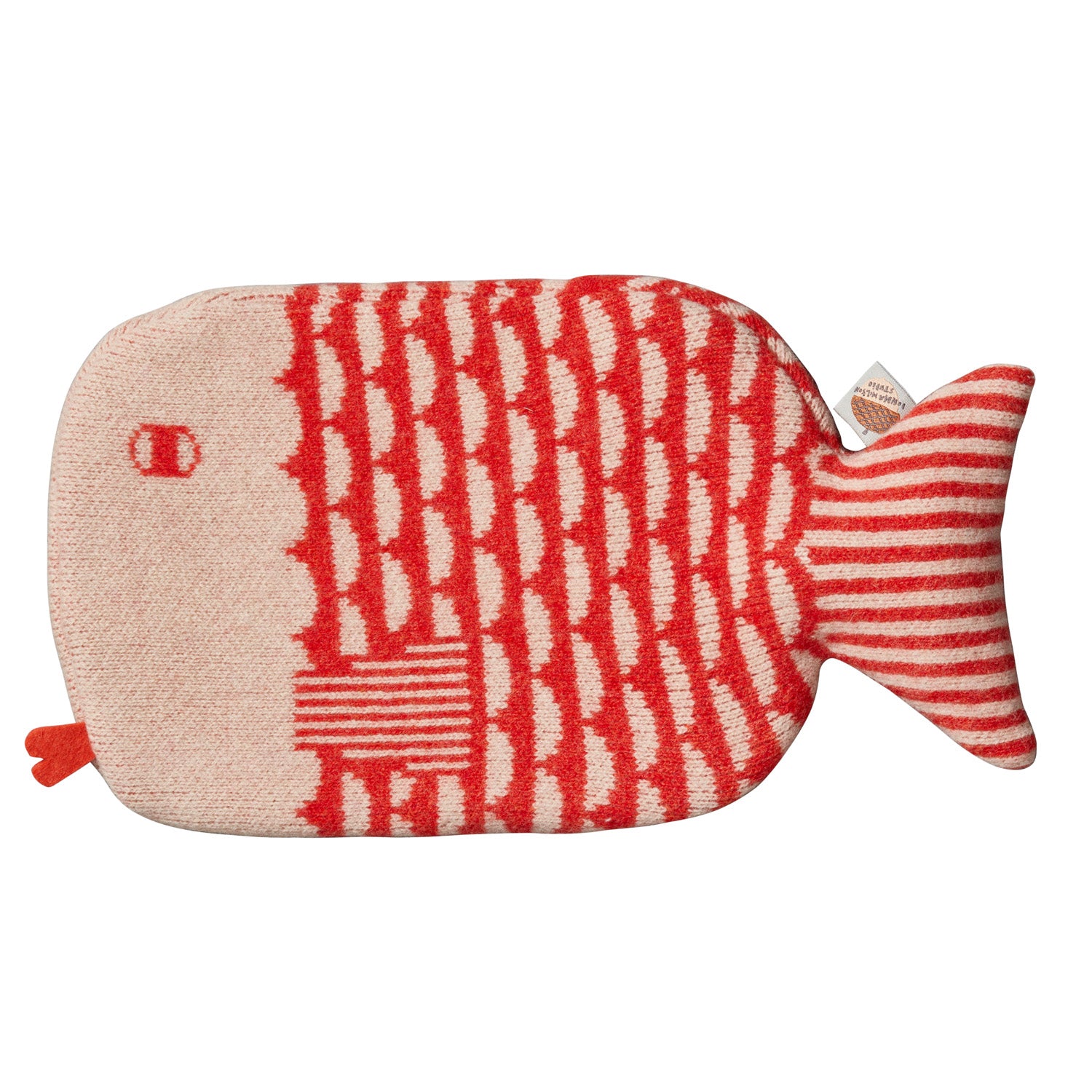 Orange Finn Hot Water Bottle