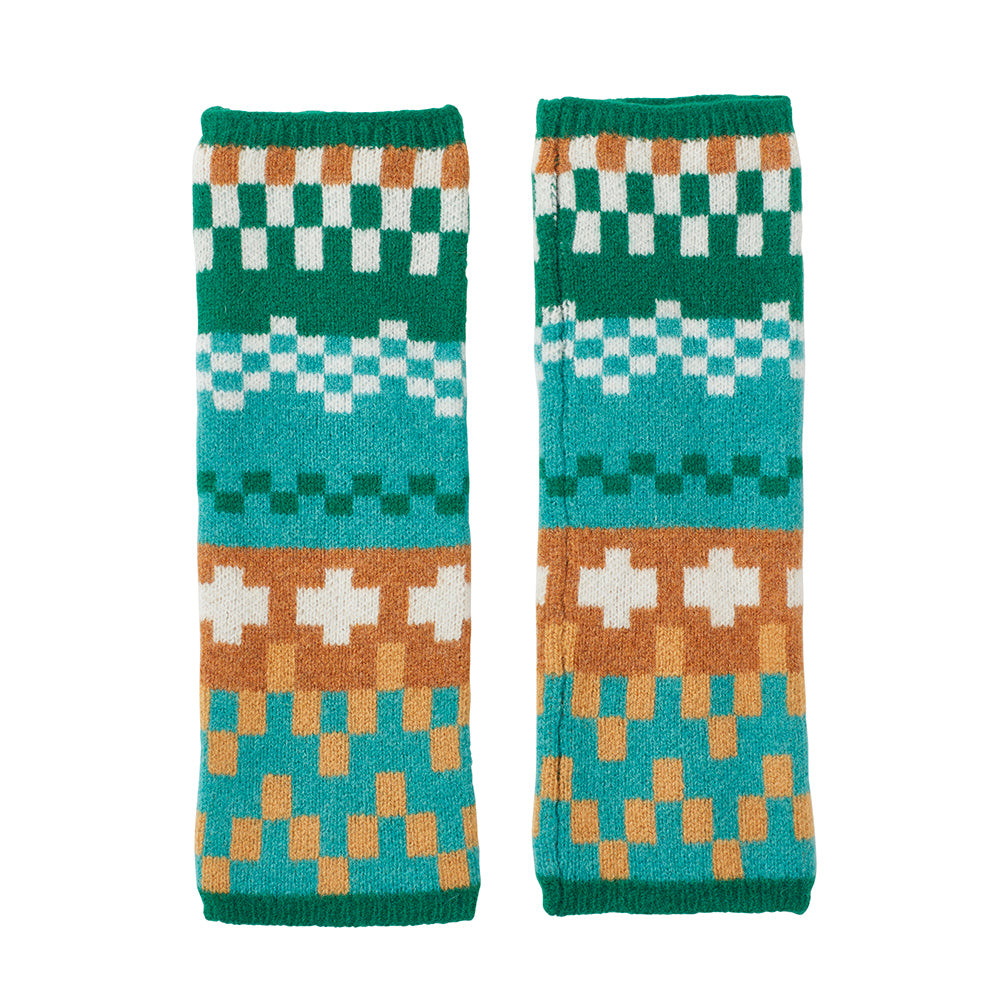 Shamrock Lambswool Big Stitch Arm Warmers