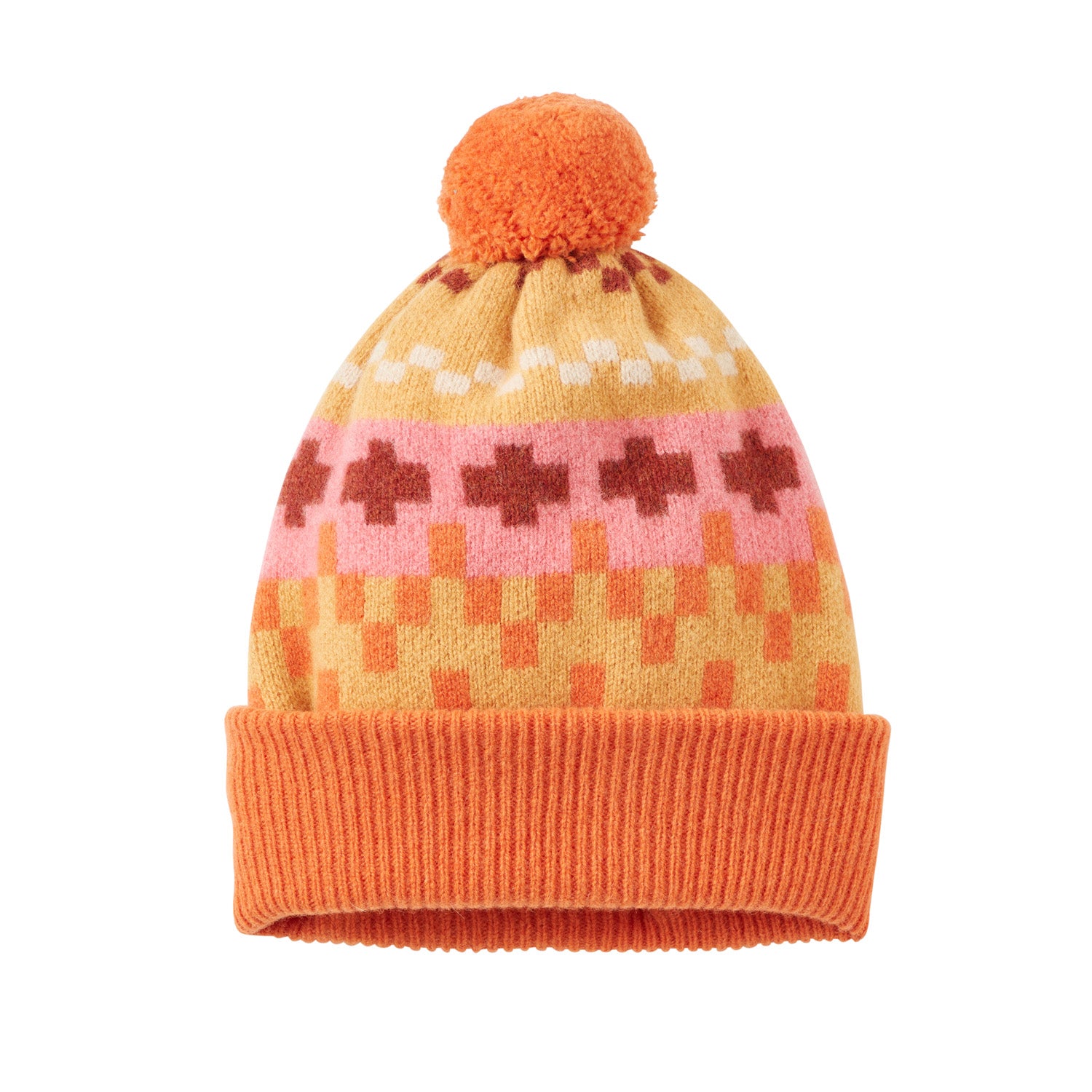 Harvest Lambswool Big Stitch Beanie Hat 