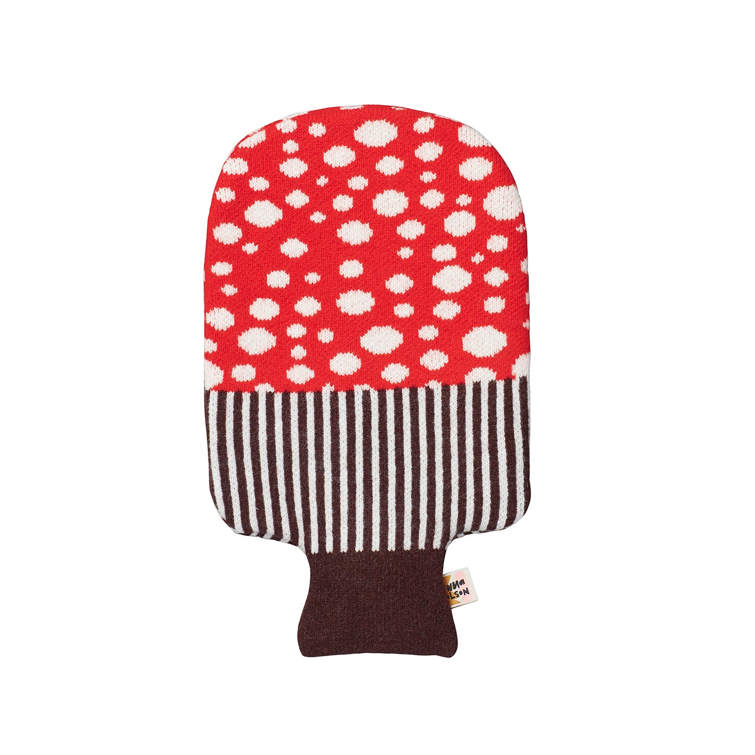 Red Mushroom Hot Water Bottle