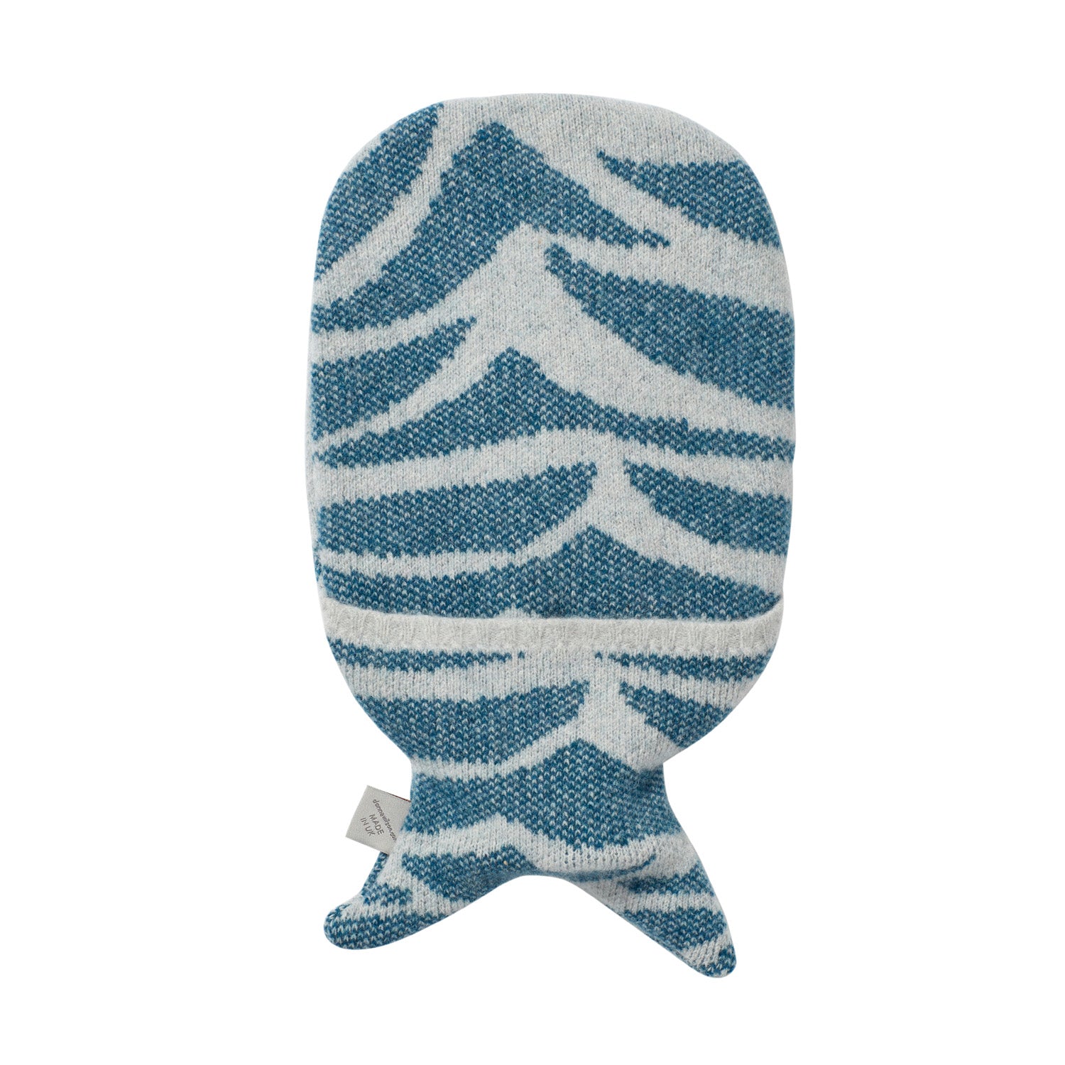 Grey Blue Seal Hot Water Bottle