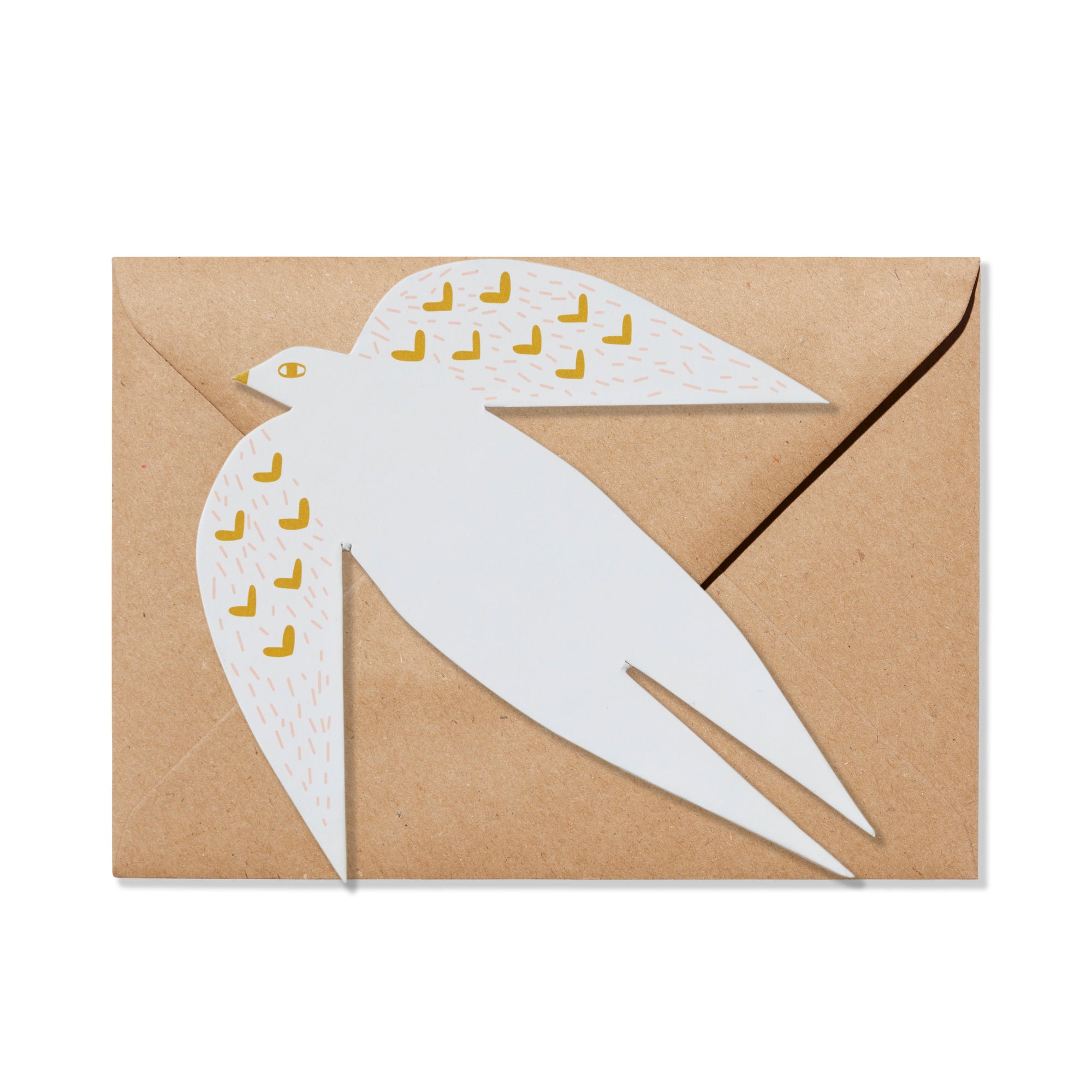 Dove Shaped Card