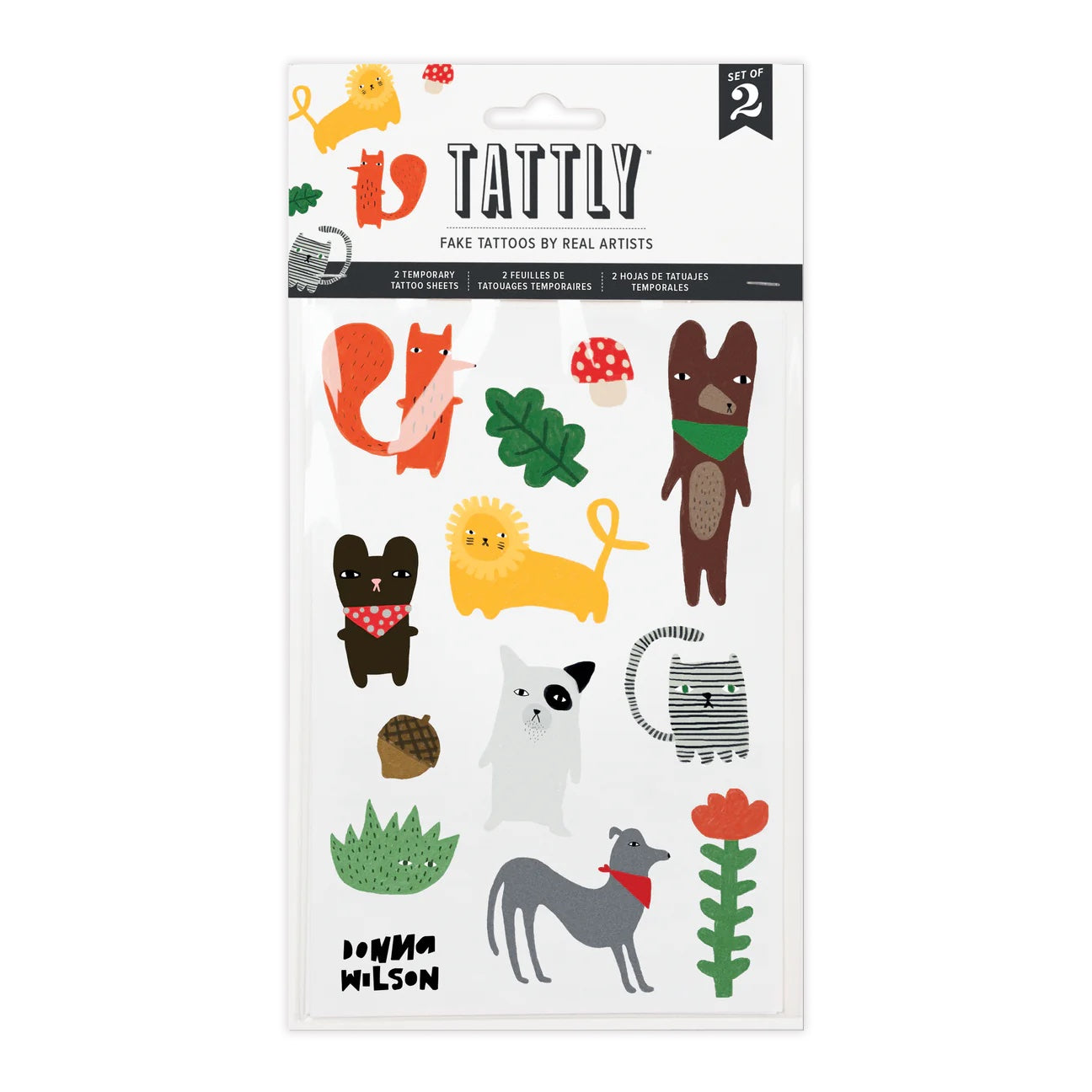 Tattly Creature Crew Tattoo Sheet (Set of 2)