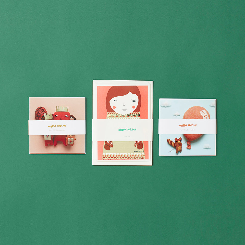 Cosy Christmas Cards - Pack of 8